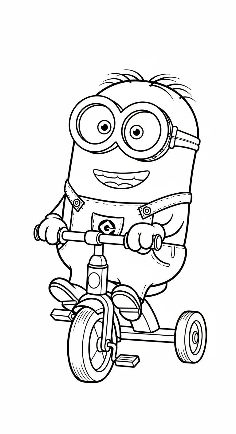 in tranh tô màu Minions