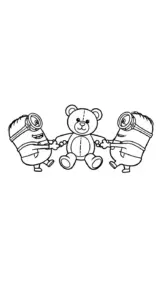 tải tranh tô màu Minions cho bé 8 tuổi