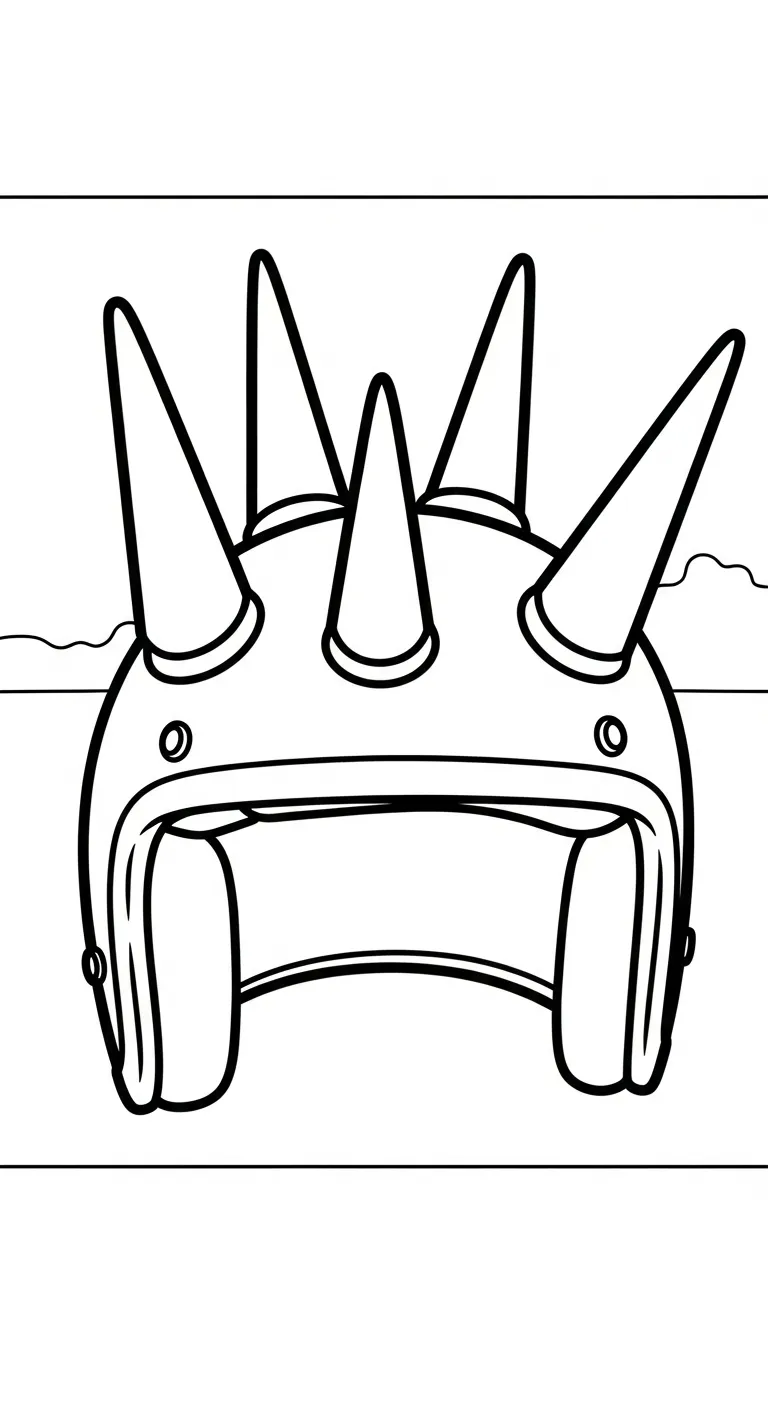 tải file hình tô màu Tranh Tô Màu Mũ Bảo Hiểm