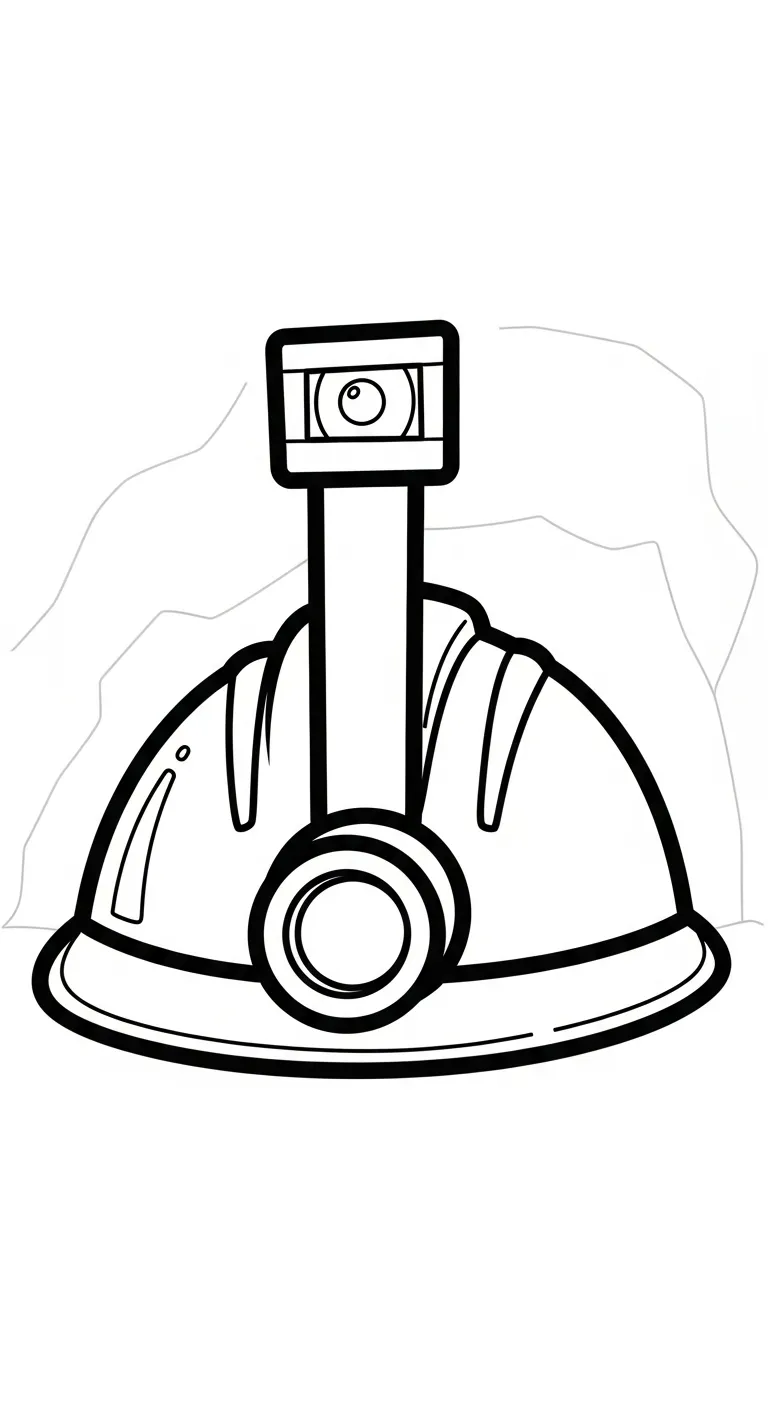 tải tranh tô màu Tranh Tô Màu Mũ Bảo Hiểm cho bé 8 tuổi