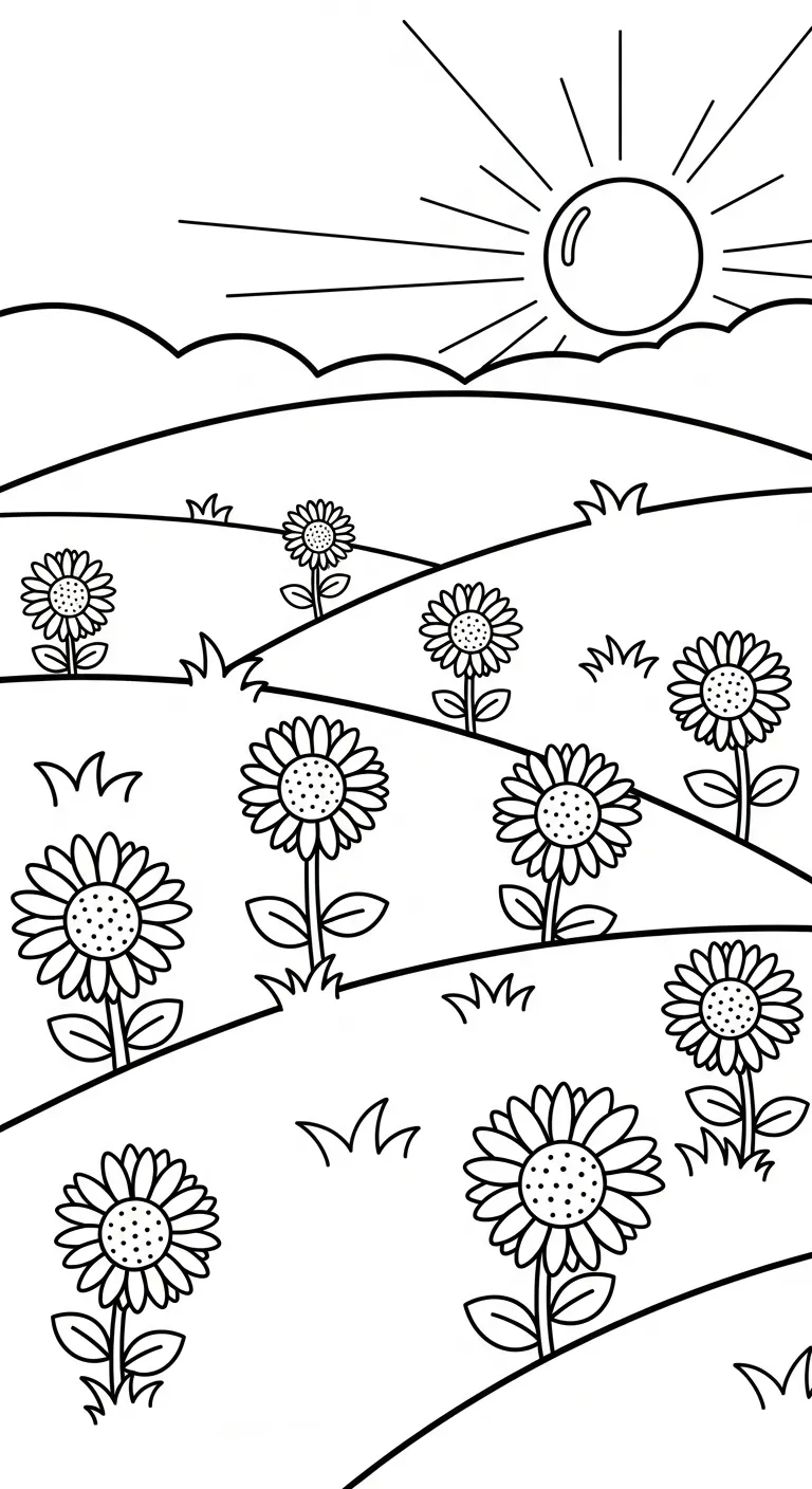 tải file tranh tô màu Tranh Tô Màu Mùa Thu