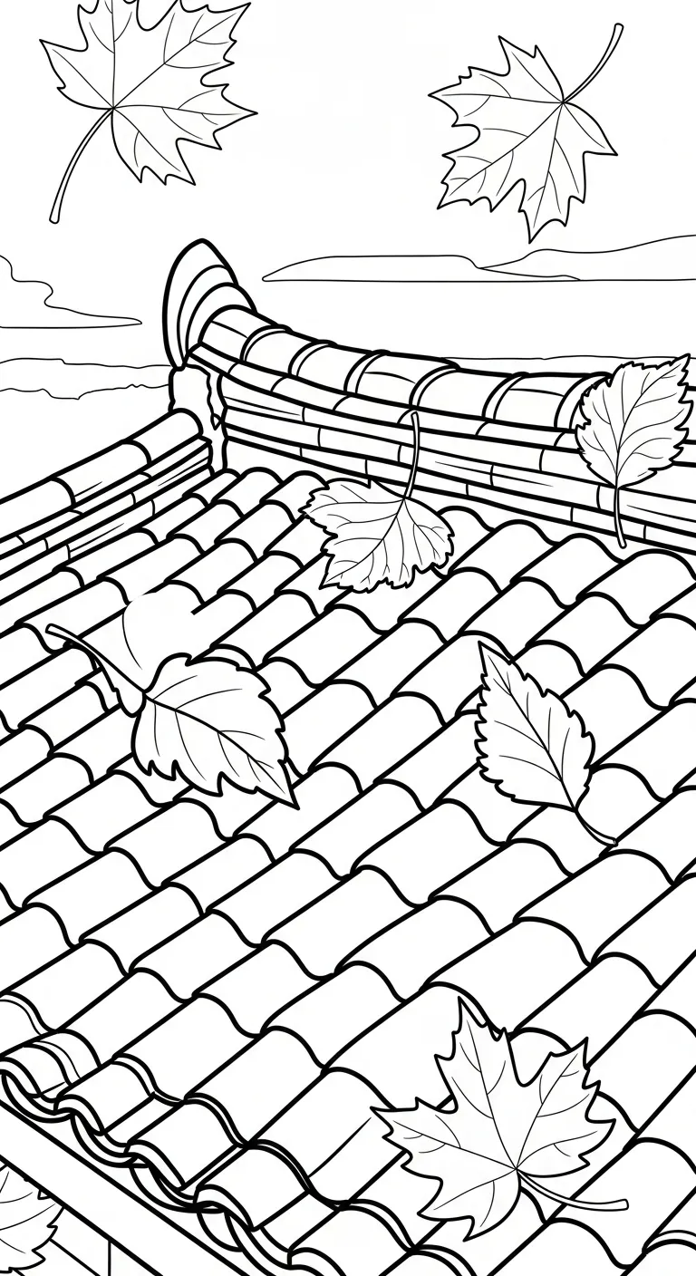 hình tô màu Tranh Tô Màu Mùa Thu cho bé 4 tuổi 2