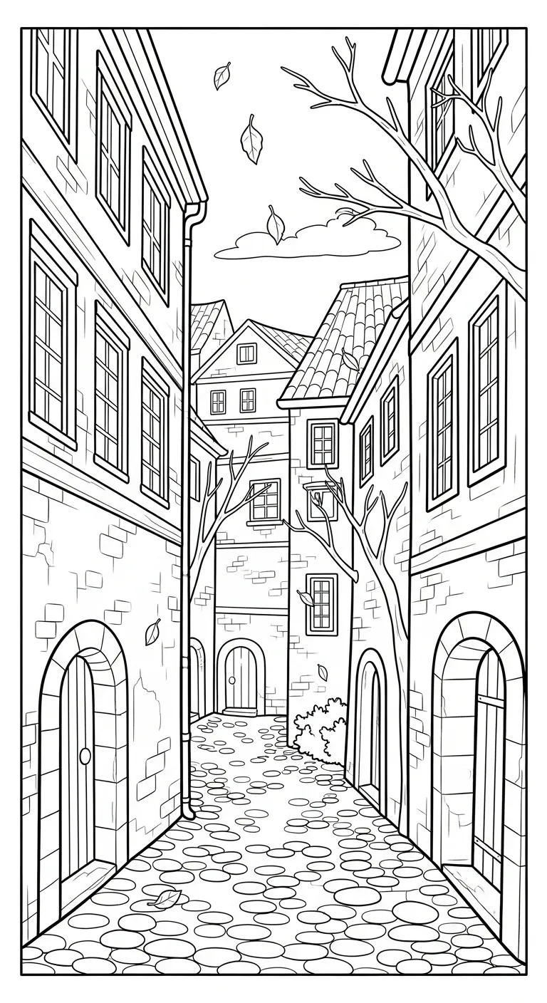 tranh tô màu Tranh Tô Màu Mùa Thu cho trẻ em