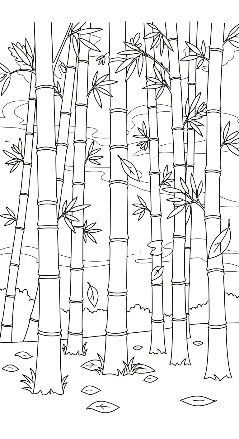 tranh tô màu Tranh Tô Màu Mùa Thu cho bé đơn giản 1