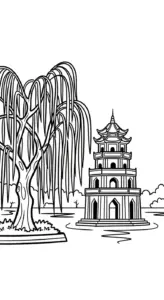 download hình tô màu Tranh Tô Màu Mùa Thu cho bé