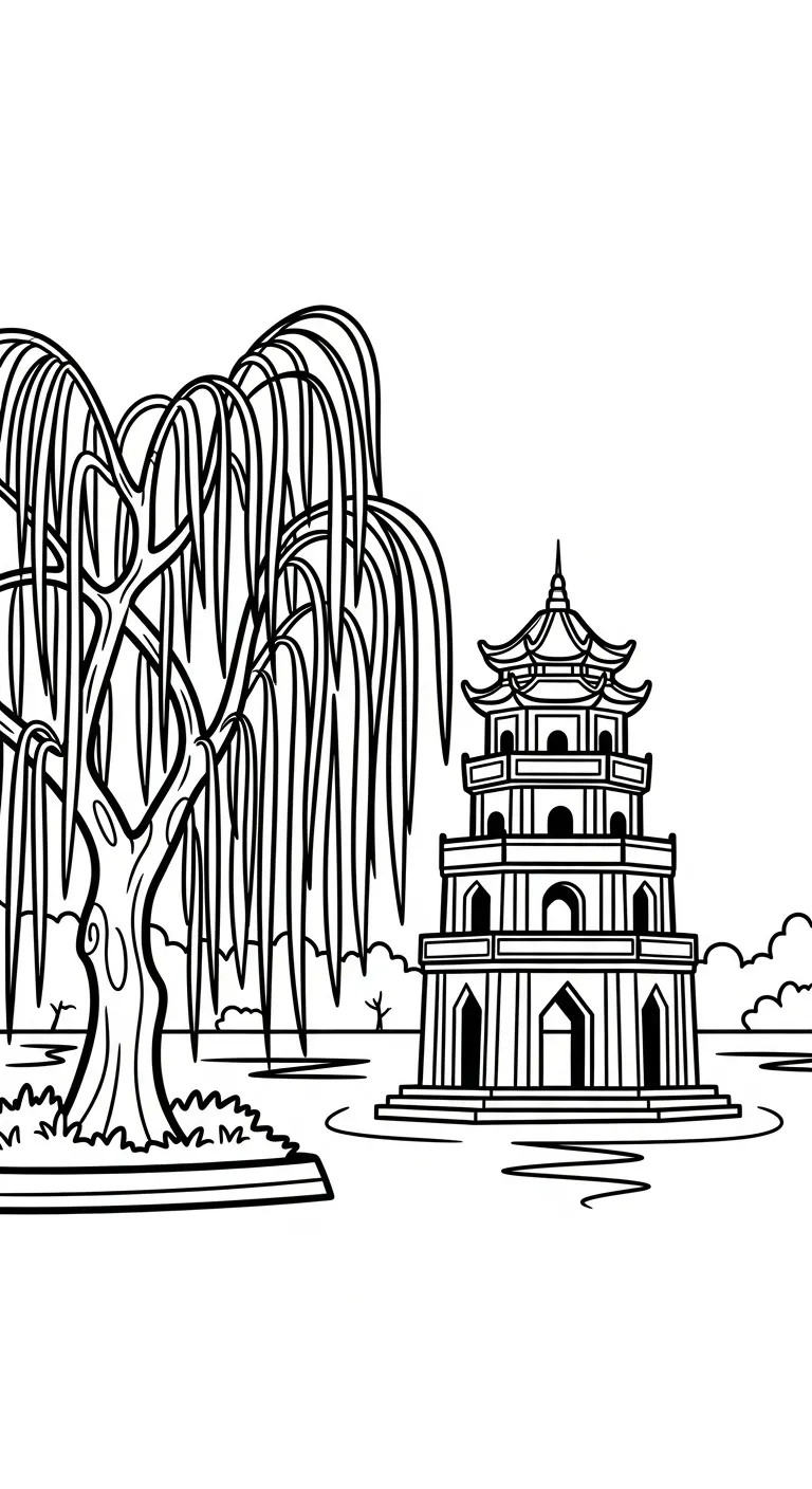 download hình tô màu Tranh Tô Màu Mùa Thu cho bé