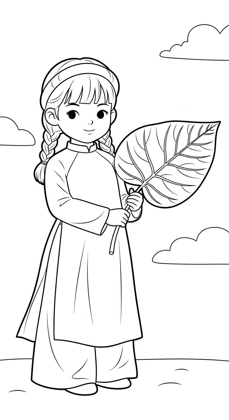 tranh tô màu Tranh Tô Màu Mùa Thu miễn phí 1