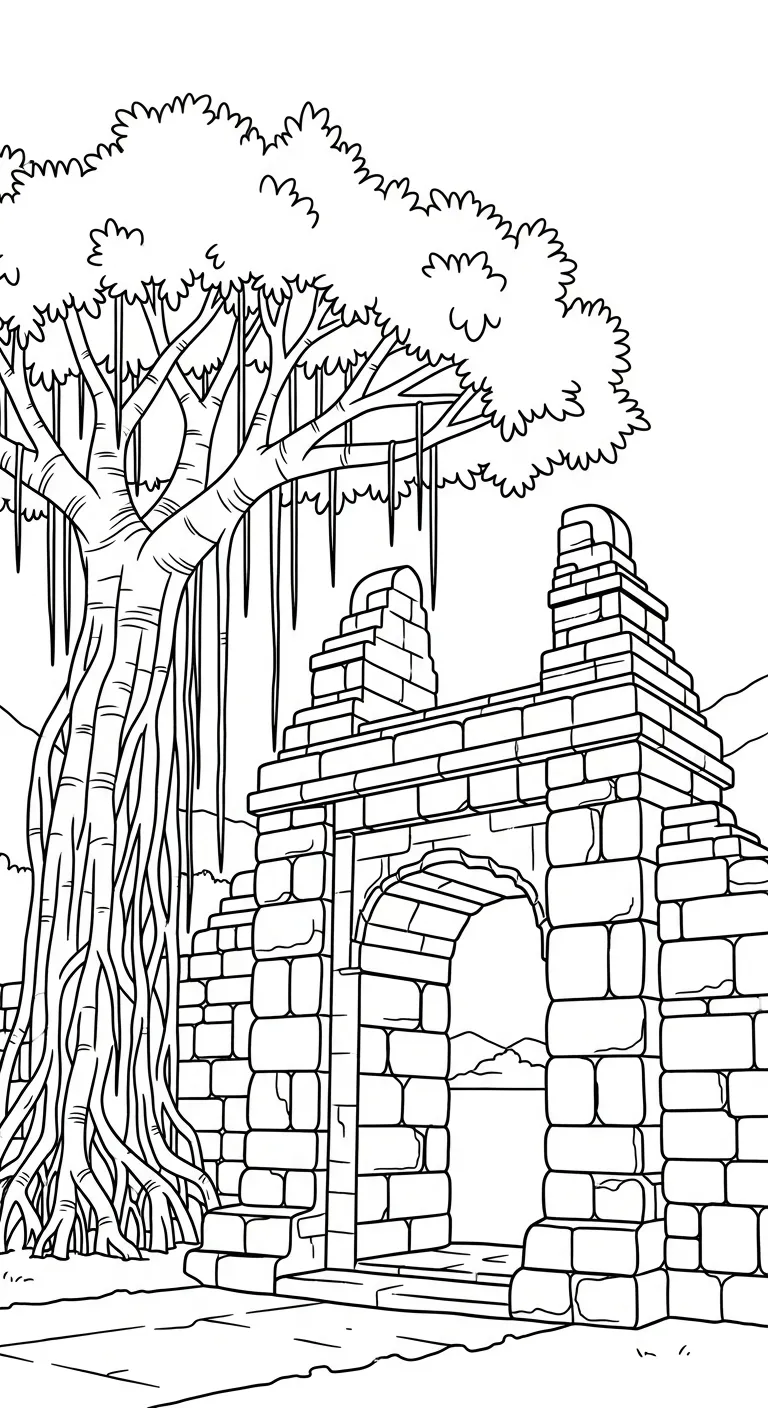 tranh tô màu Tranh Tô Màu Mùa Thu cho bé 4 tuổi 1