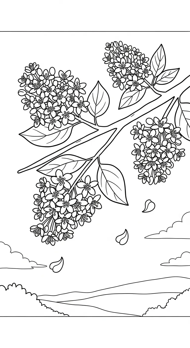 in tranh tô màu Tranh Tô Màu Mùa Thu cho bé 7 tuổi