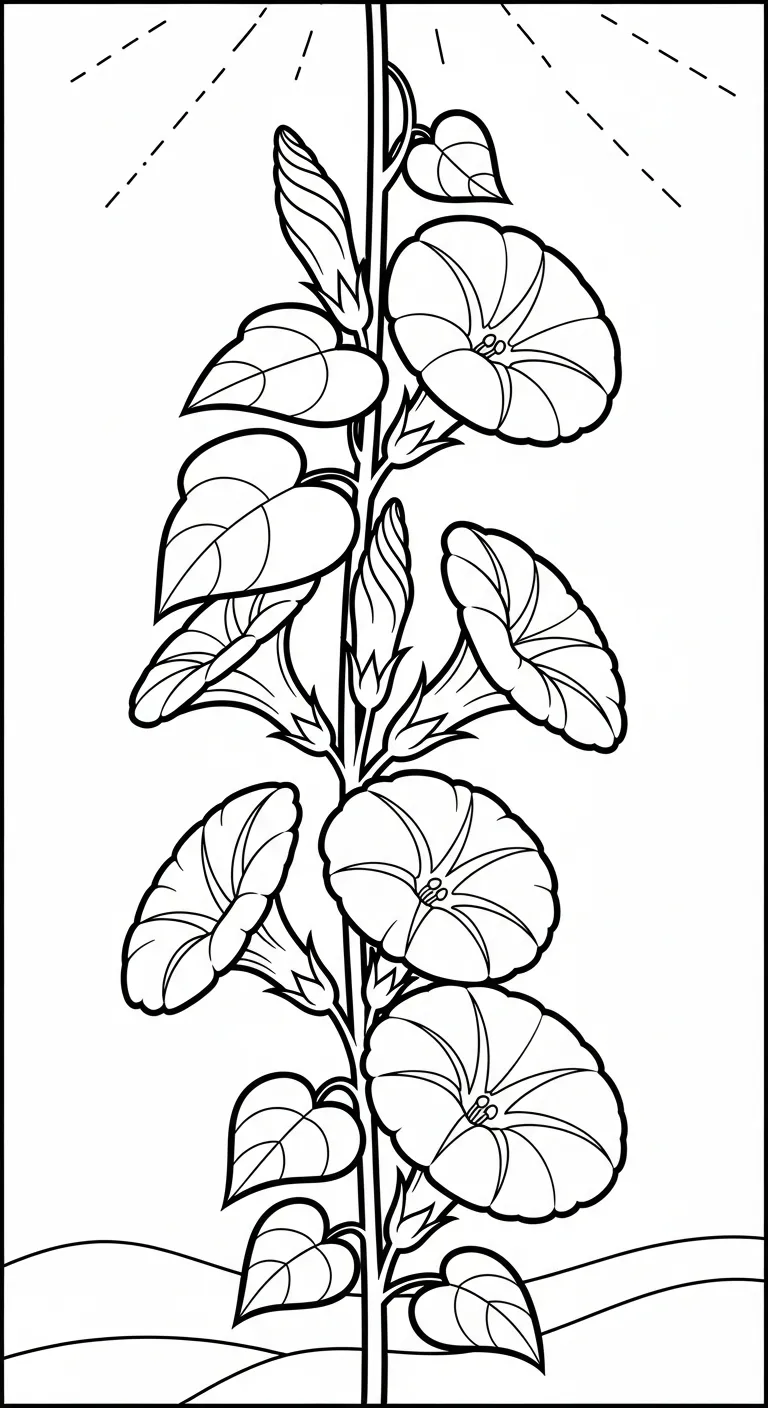 mẫu in hình tô màu Tranh Tô Màu Mùa Xuân cho bé