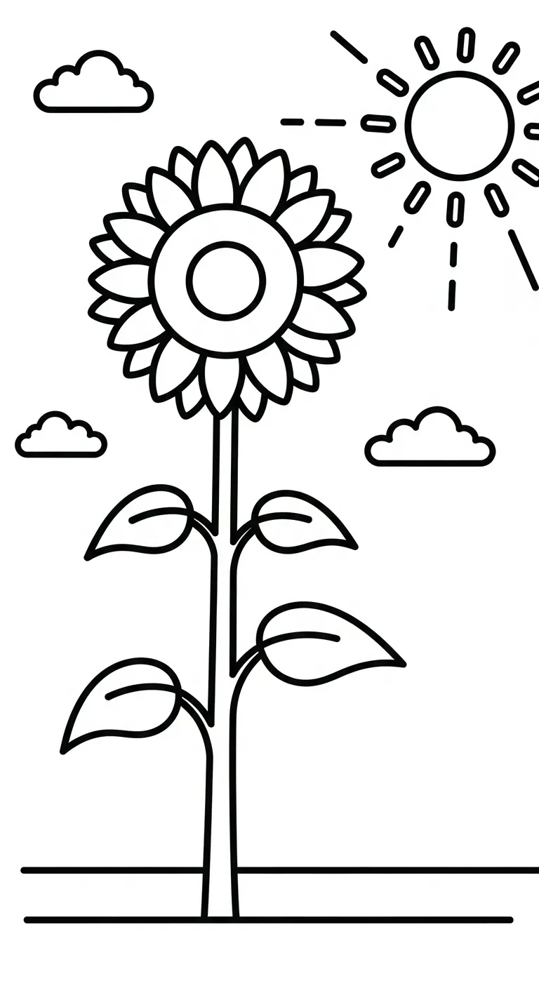 tải hình tô màu Tranh Tô Màu Mùa Xuân