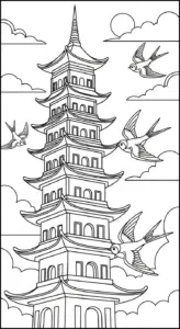 tải tranh tô màu Tranh Tô Màu Mùa Xuân pdf