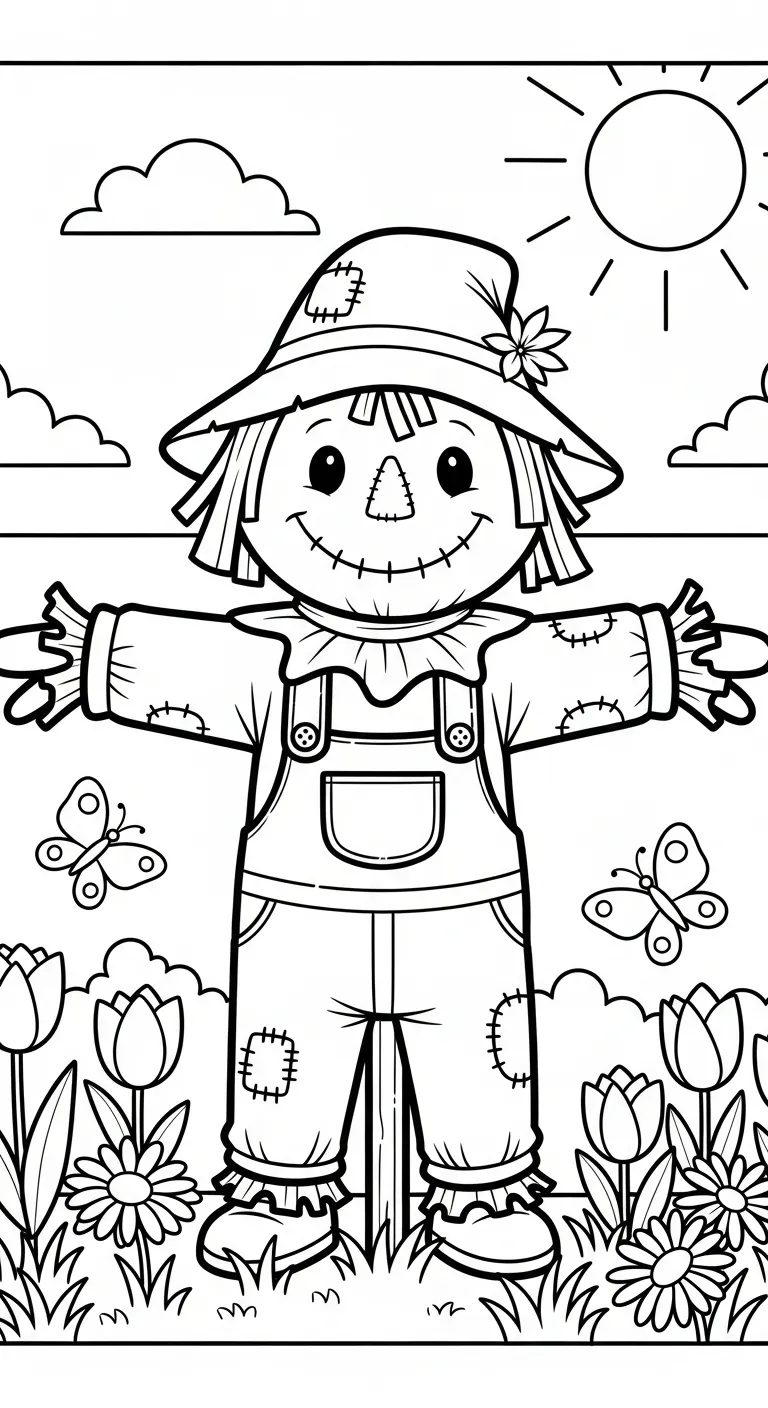 hình tô màu Tranh Tô Màu Mùa Xuân cho bé 3 tuổi