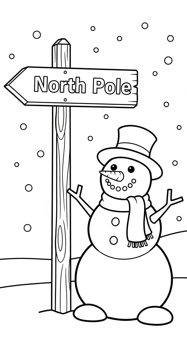 tải hình tô màu Tranh Tô Màu Người Tuyết