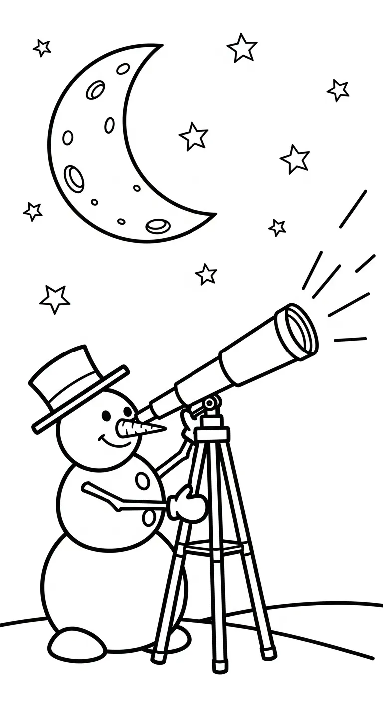 tải hình tô màu Tranh Tô Màu Người Tuyết chất lượng cao