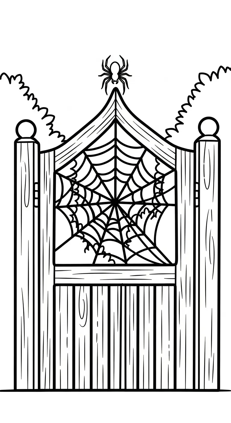 hình tô màu Tranh Tô Màu Nhện cho bé 6 tuổi