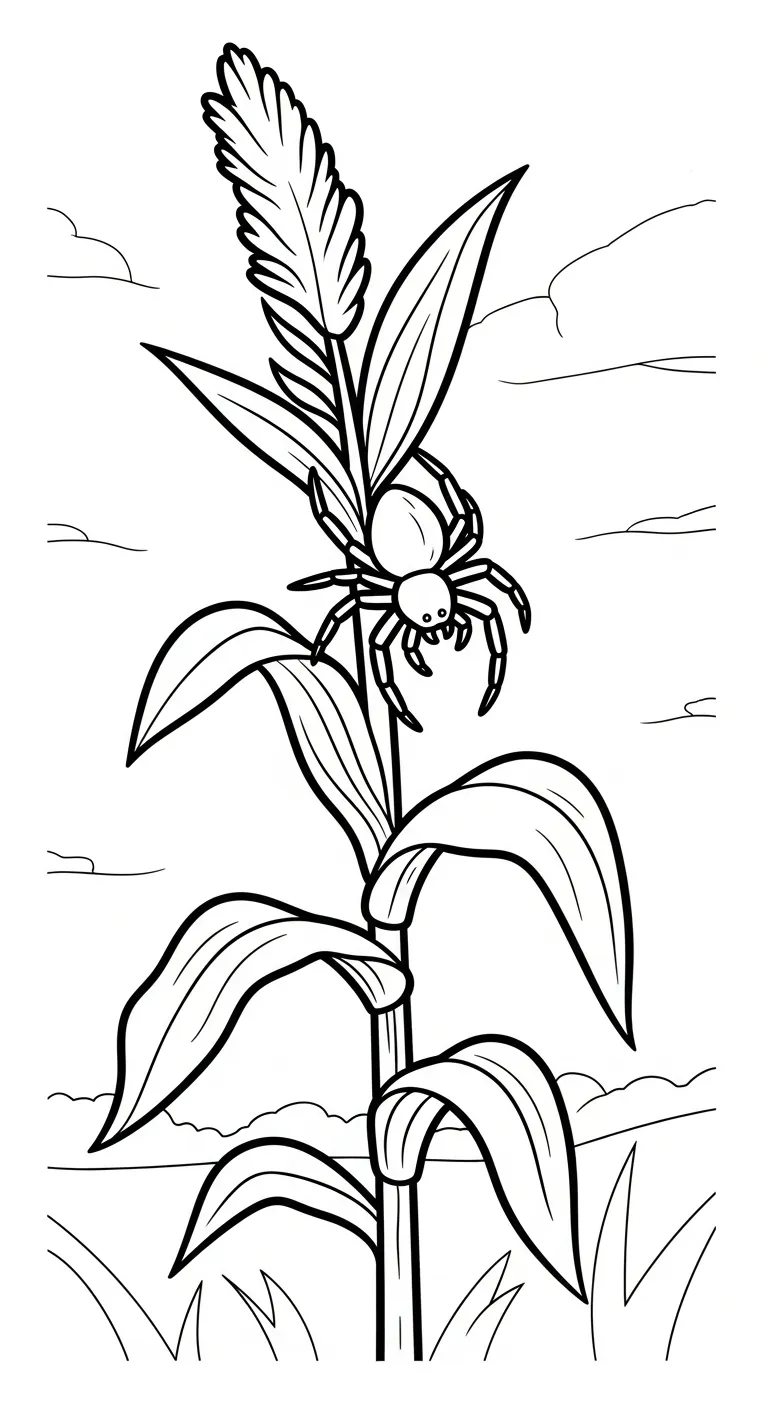 tranh tô màu Tranh Tô Màu Nhện tập tô