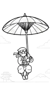 tải hình tô màu Tranh Tô Màu Ninja cho bé 8 tuổi