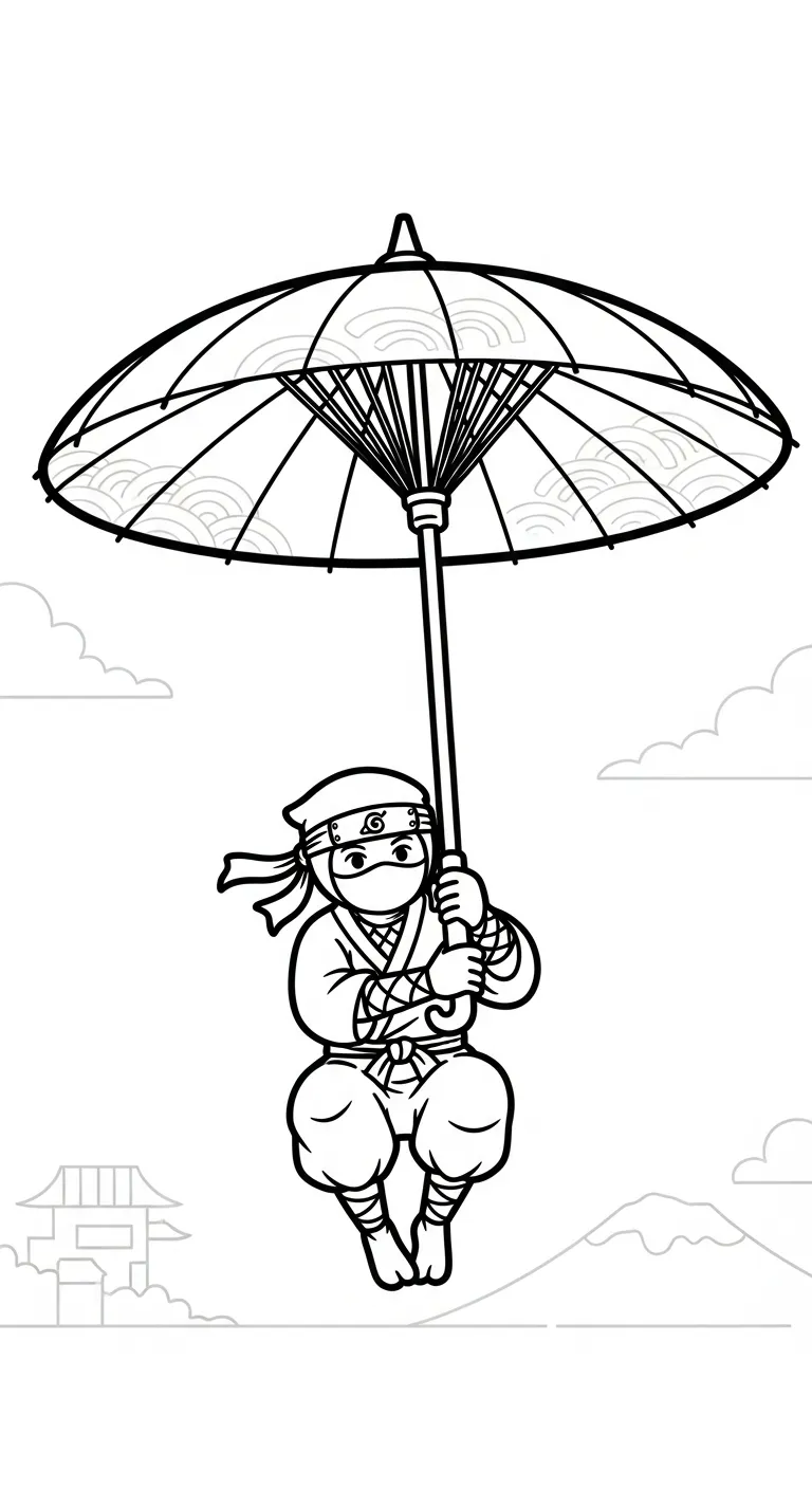 tải hình tô màu Tranh Tô Màu Ninja cho bé 8 tuổi