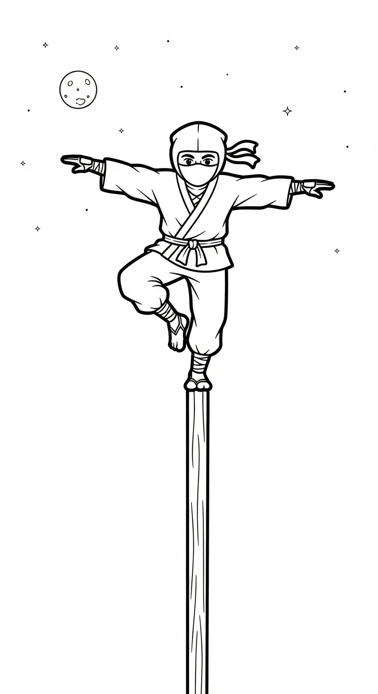 tải hình tô màu Tranh Tô Màu Ninja cho bé 8 tuổi 1