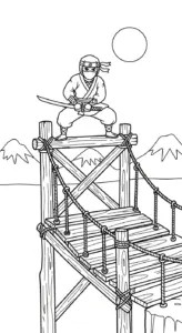 hình tô màu Tranh Tô Màu Ninja in ngay