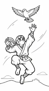 tranh tô màu Tranh Tô Màu Ninja pdf