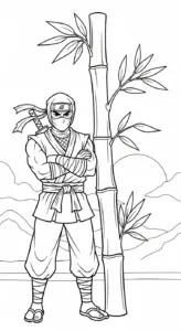 tải tranh tô màu Tranh Tô Màu Ninja pdf