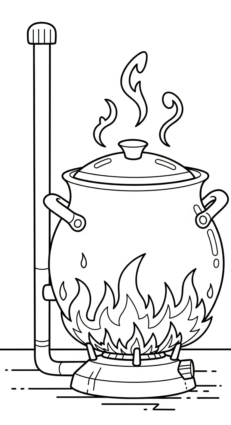 tải file tranh tô màu Tranh Tô Màu Nồi Lẩu