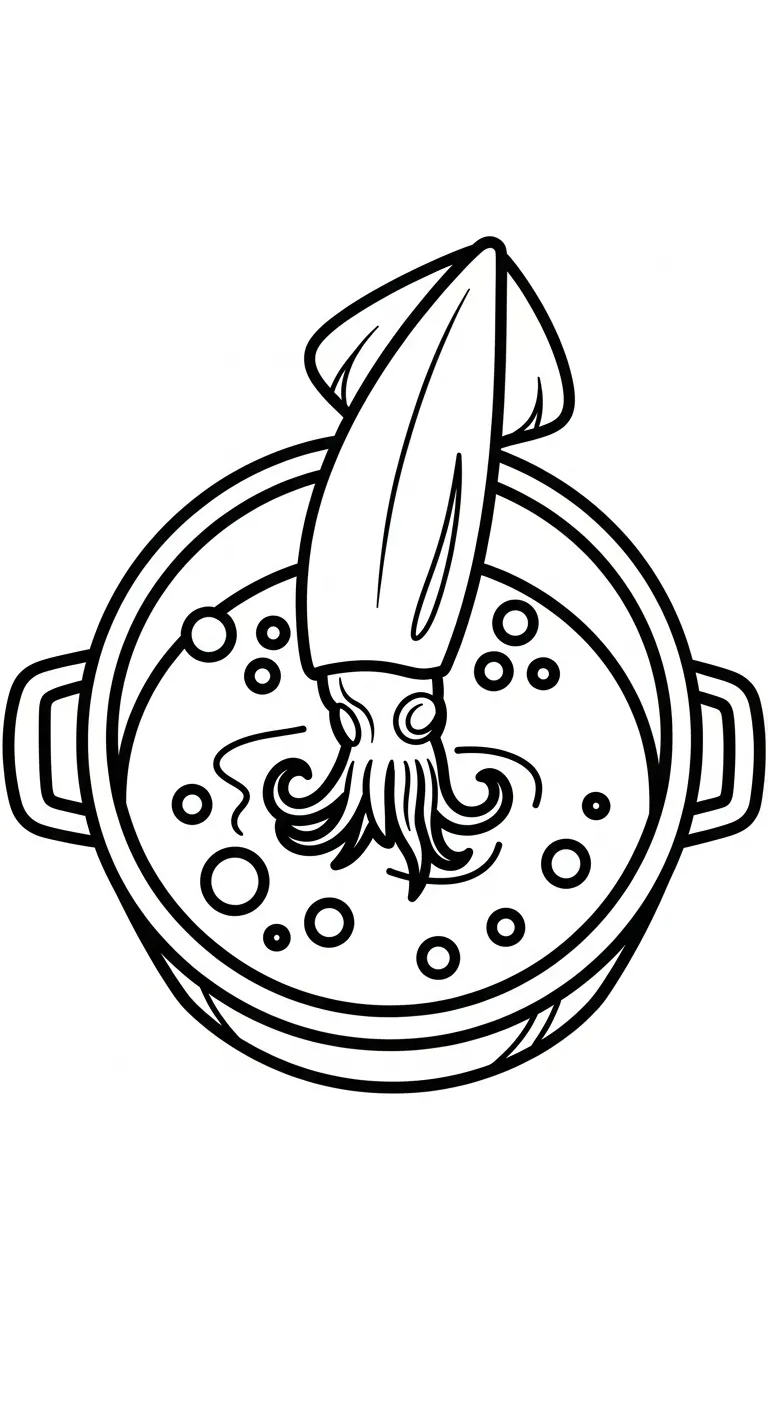 hình tô màu Tranh Tô Màu Nồi Lẩu in ngay