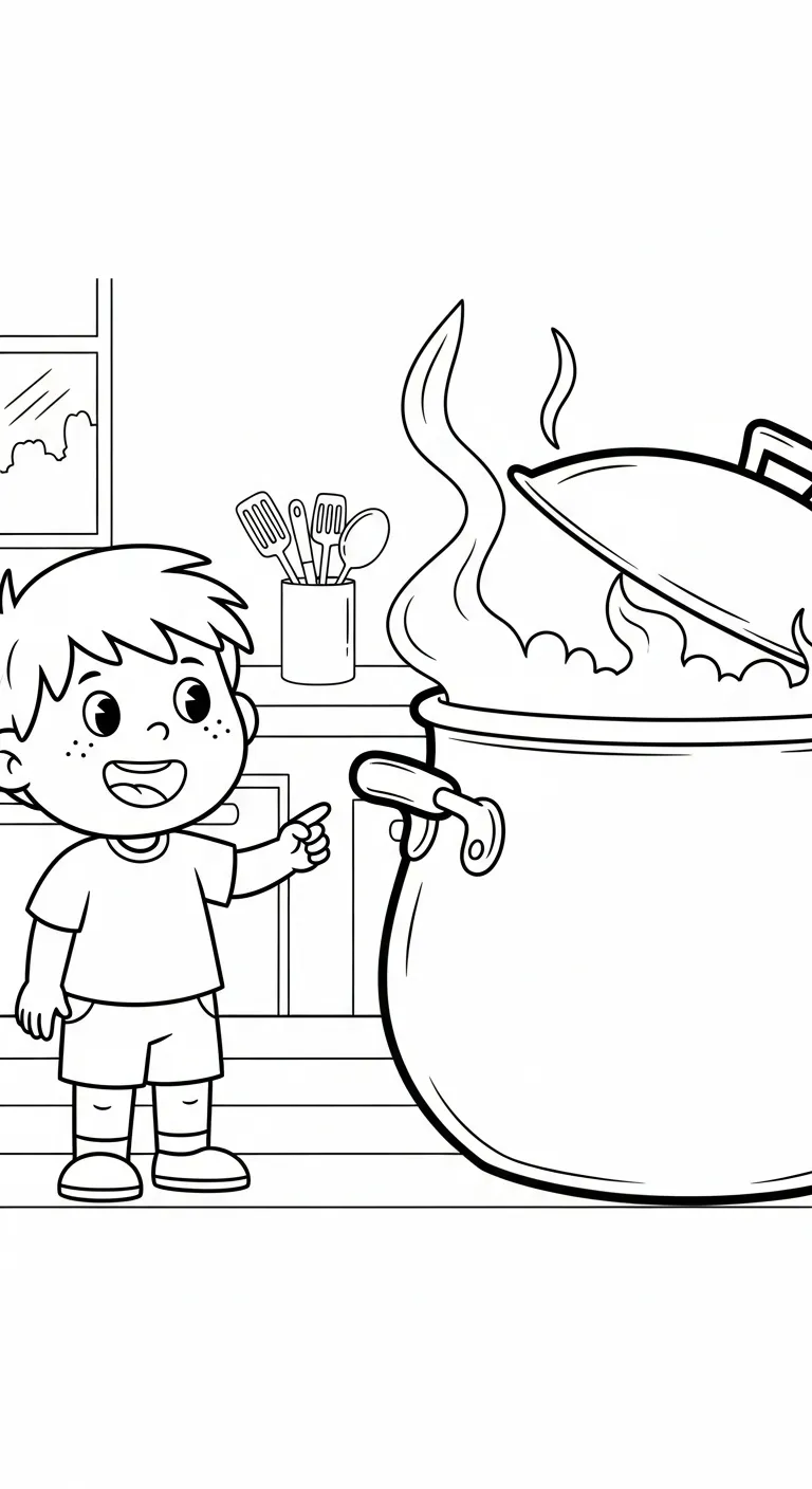 tải tranh tô màu Tranh Tô Màu Nồi Lẩu không mất tiền