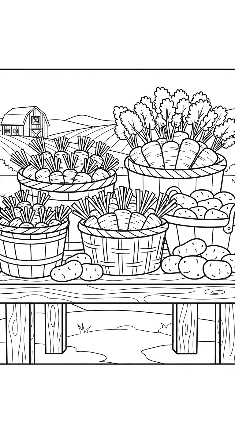 tranh tô màu Tranh Tô Màu Nông Trại cho bé