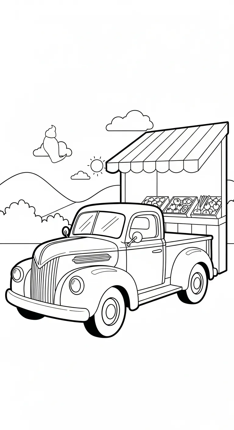 tranh tô màu Tranh Tô Màu Nông Trại cho bé 8 tuổi miễn phí 1