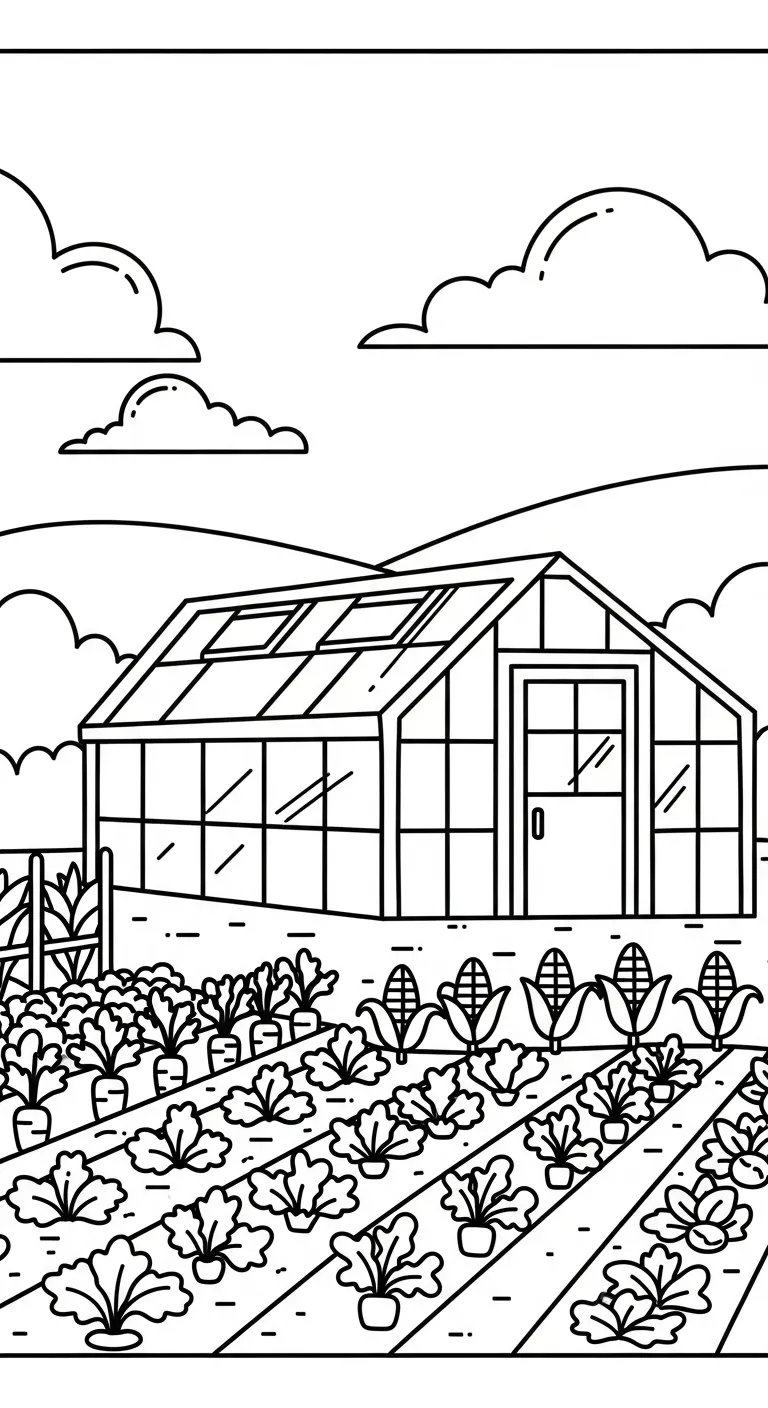 tranh tô màu Tranh Tô Màu Nông Trại cho bé 4 tuổi miễn phí