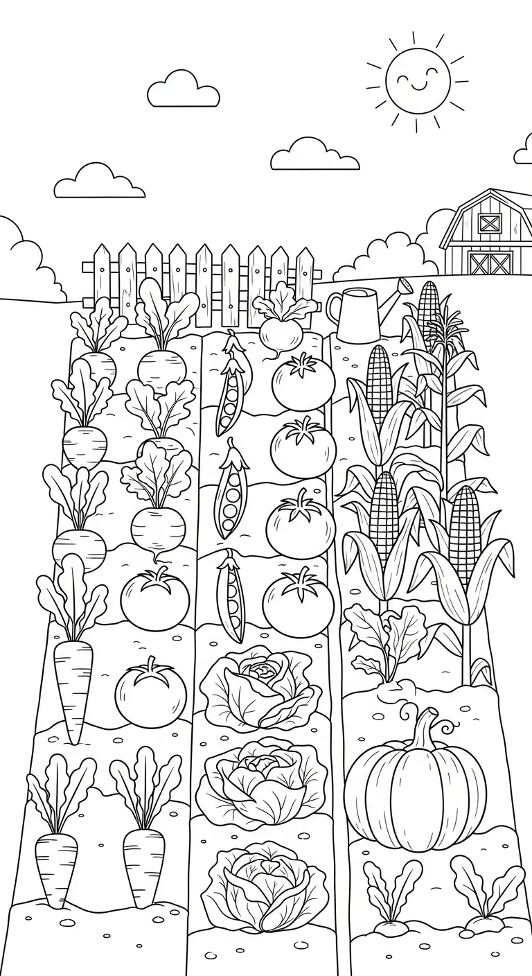 download hình tô màu Tranh Tô Màu Nông Trại miễn phí