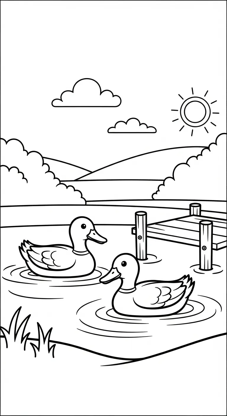 tranh tô màu Tranh Tô Màu Nông Trại cho bé 7-8 tuổi