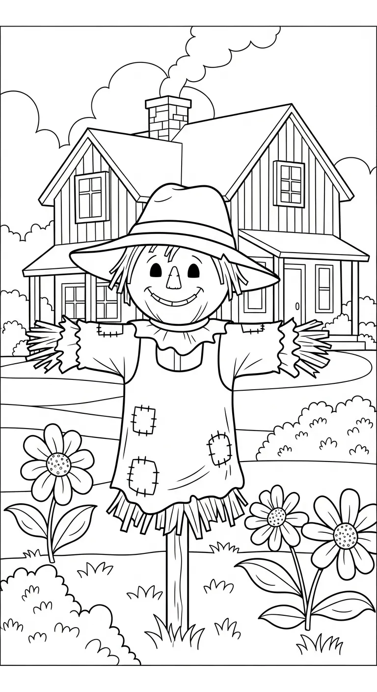 tải hình tô màu Tranh Tô Màu Nông Trại cho bé 6 tuổi 1