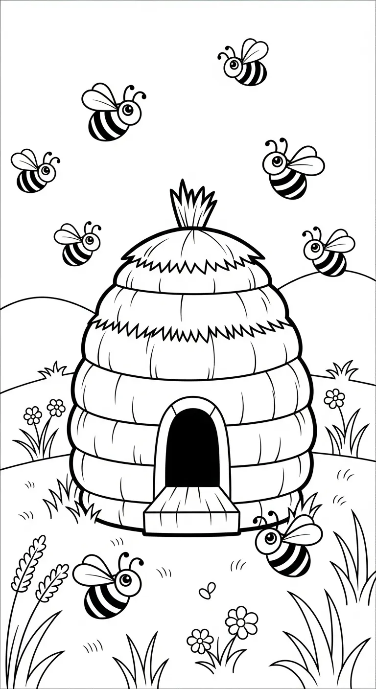 hình tô màu Tranh Tô Màu Nông Trại cho bé 7 tuổi