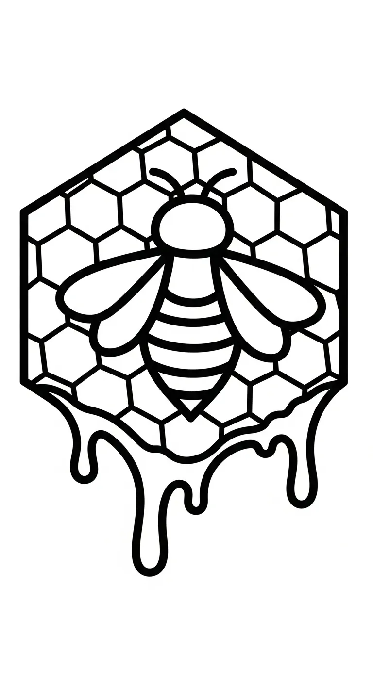 tải tranh tô màu Ong pdf 1