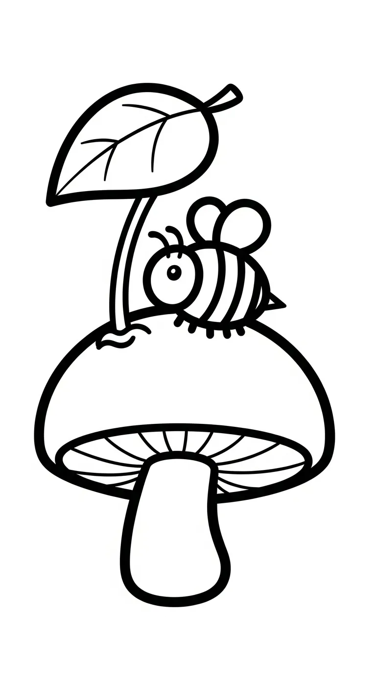 tải hình tô màu Ong miễn phí