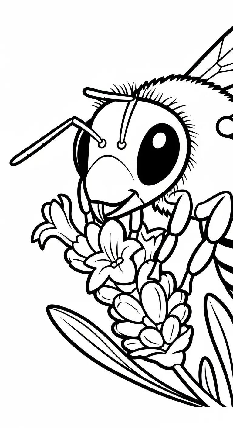 tải tranh tô màu Ong miễn phí