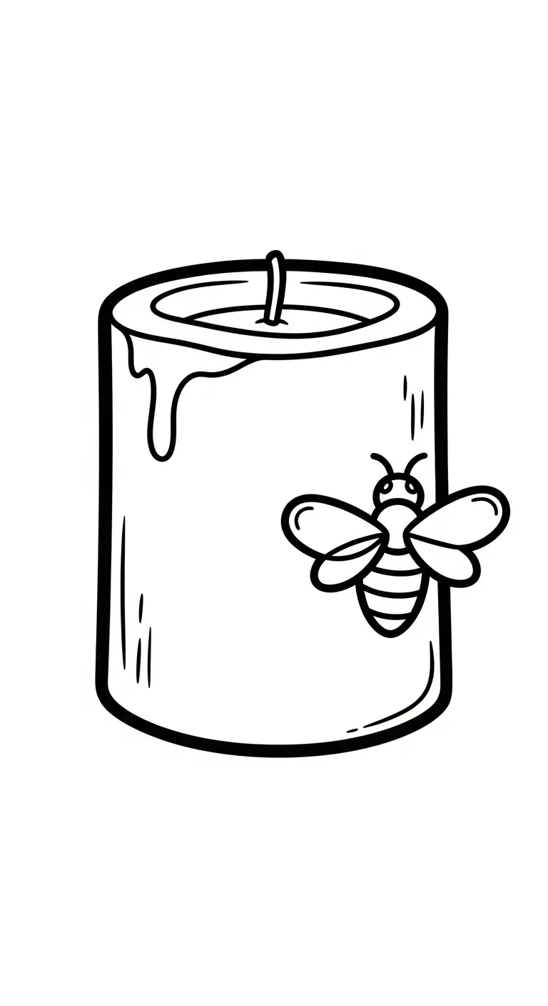tranh tô màu Ong cho bé 6 tuổi miễn phí