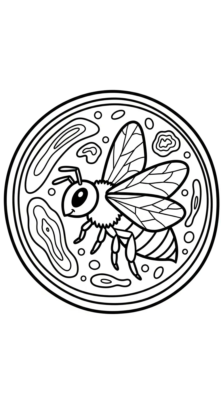 tải tranh tô màu Ong pdf