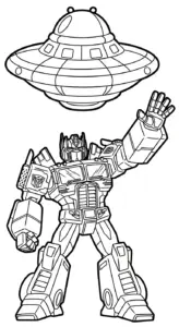 download hình tô màu Tranh To Mau Optimus Prime miễn phí
