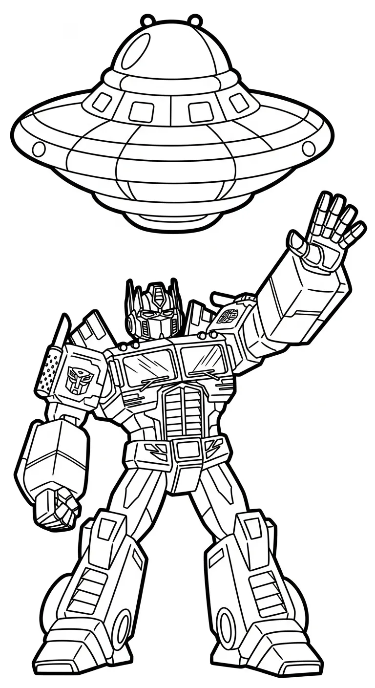 download hình tô màu Tranh To Mau Optimus Prime miễn phí