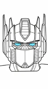 tải hình tô màu Tranh To Mau Optimus Prime cho bé 6 tuổi