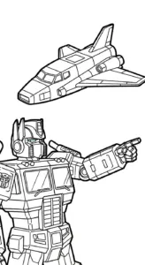 tranh tô màu Tranh To Mau Optimus Prime pdf