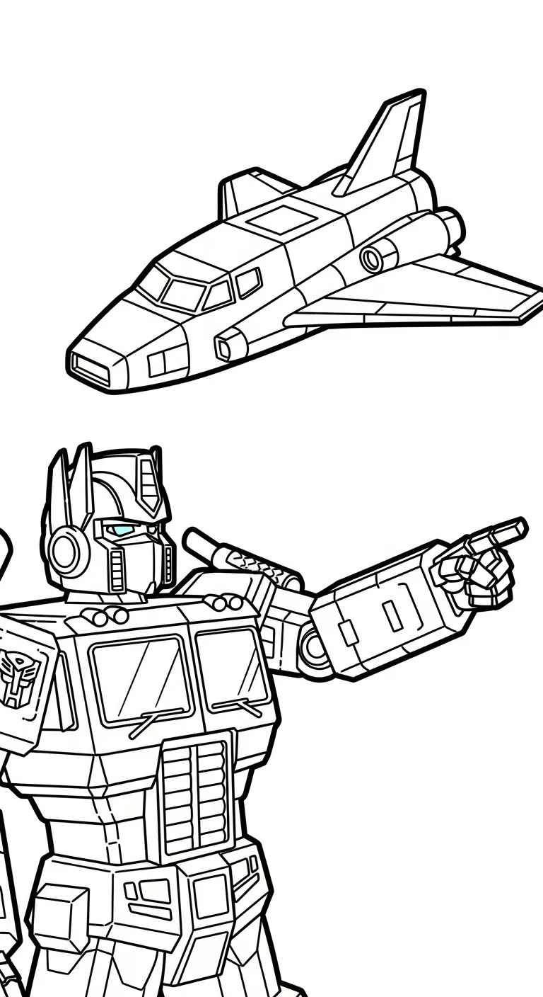 tranh tô màu Tranh To Mau Optimus Prime pdf