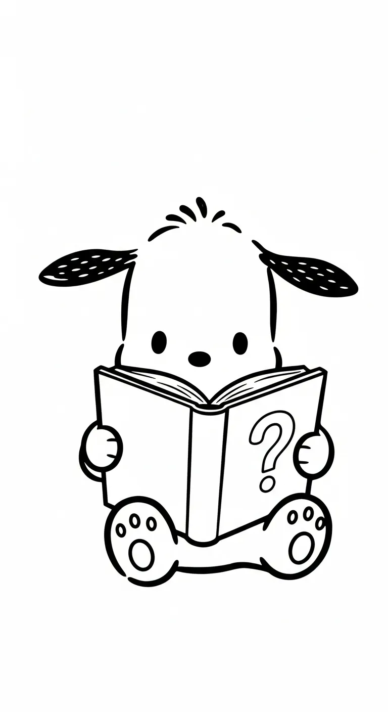tải tranh tô màu Pochacco pdf