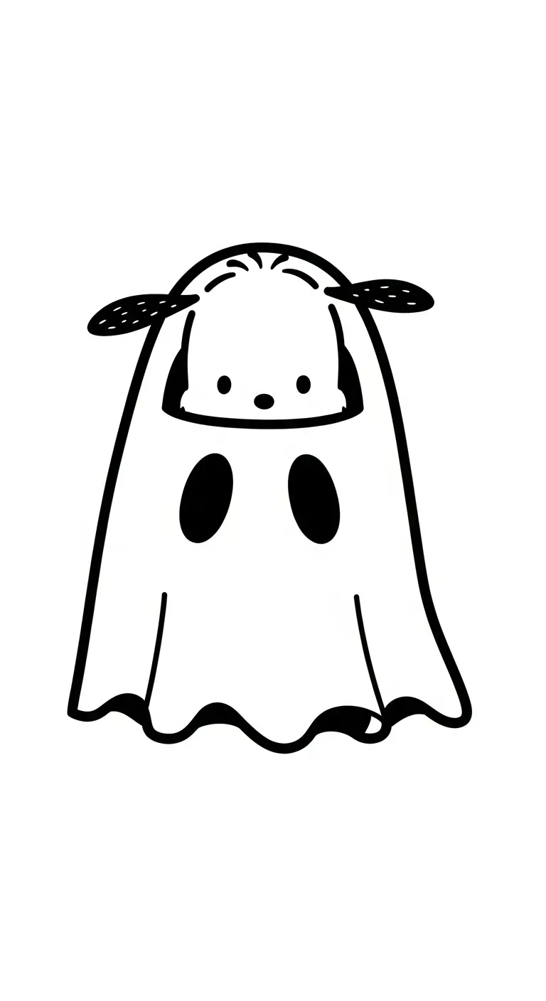 hình tô màu Pochacco cho bé
