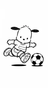 tranh tô màu Pochacco rõ nét